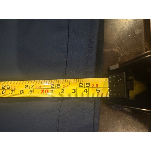 Carhartt Liberty Navy Blue V-Neck Scrub Top Modern Fit 3XL Medical Nursing - Picture 7 of 8